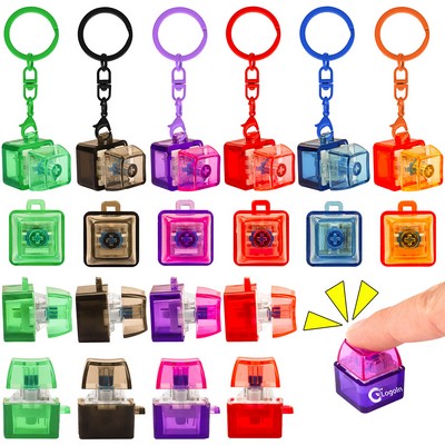 Keyboard Fidget Toy Clicker Keychain