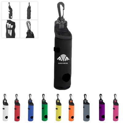 Neoprene Golf Ball Carry Bag With Tee Holder