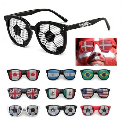 Fifa World Cup Sticker Pinhole Sunglasses