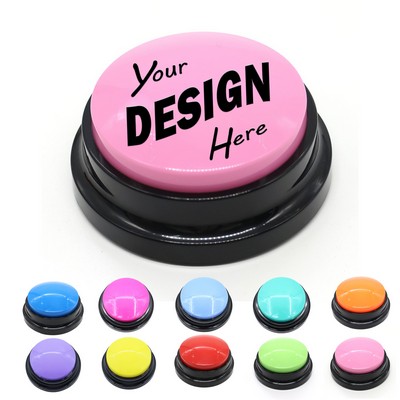 Custom Press-to-Play Pet Voice Recorder Box