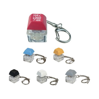 Clicky Keyboard Fidget Stress Button Keychain