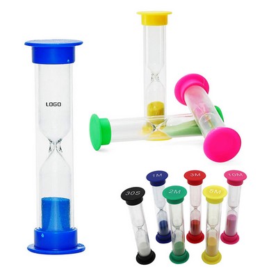 6-Piece Colorful Sand Timer Set