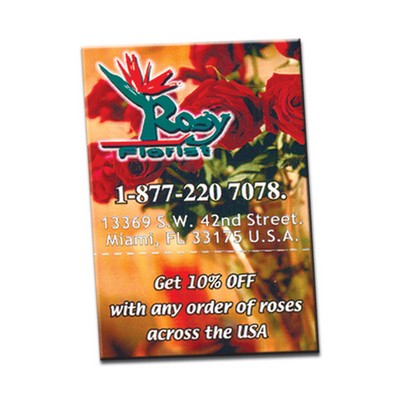 Rectangle Coupon Magnet (3"x2")