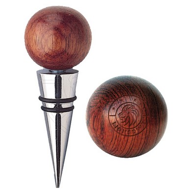 Rosewood Cone Wine & Champagne Stopper