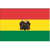 3'x5' Bolivia U.N. Nylon Outdoor Flag - Style C