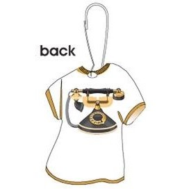 Old Fashion Telephone T-Shirt Zipper Pull