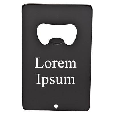 Credit Card Shaped Bottle Opener