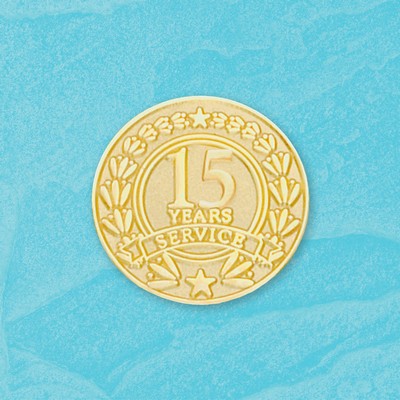 15 Year Stock Service Pin