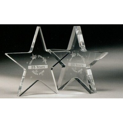 Mini Star Paperweight Award (6"x3/8")