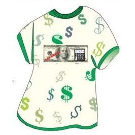 Las Vegas Bingo $100 Bill T-Shirt Lapel Pin