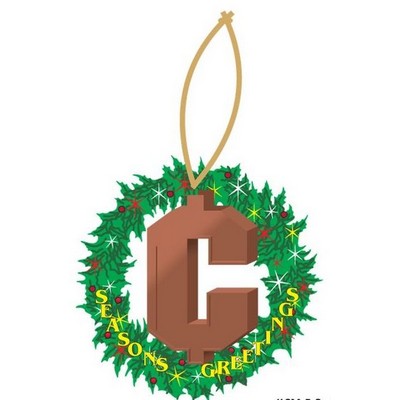 Cent Sign Gift Shop Wreath Ornament w/ Mirrored Back (8 Square Inch)