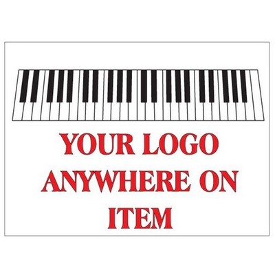 Keyboard Rectangle Metal Photo Magnet (2"x3")