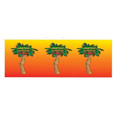 Palm Tree Panoramic Metal Photo Magnet (1 5/8"x4 5/8")