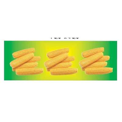 Corn On Cob Panoramic Badge w/Bar Pin