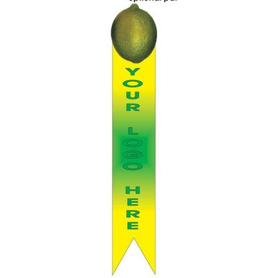 Lime Bookmark w/ Black Back
