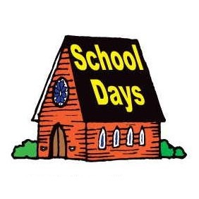 School Days House Executive Magnet w/ Full Magnetic Back (6 Square Inch)