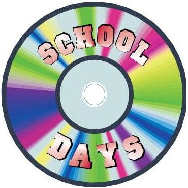 School Days Disc Maxi Magnet (6 Square Inch)