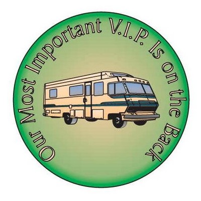 Recreational Vehicle Round Hand Mirror (2½" Diameter)