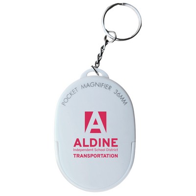 3X Pocket Magnifier with Key Chain