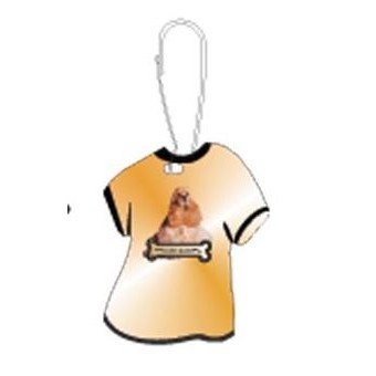 Cocker Spaniel Dog T-Shirt Zipper Pull