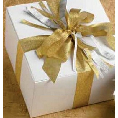 7/8" Metallic Silver Coast Ribbon