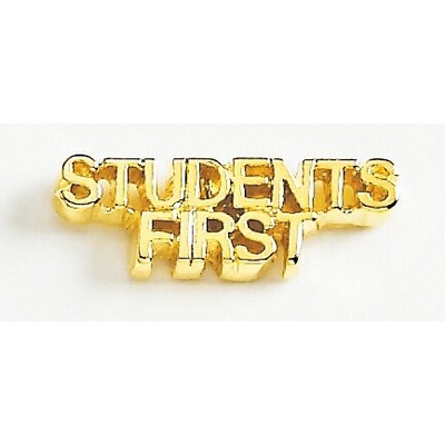 Students First Marken Design Cast Lapel Pin (Up to 7/8")