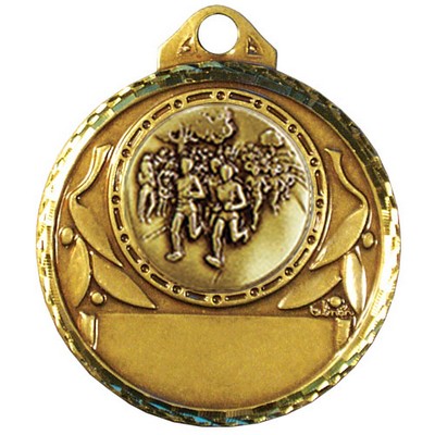 Stock Diamond Struck 2" Medal