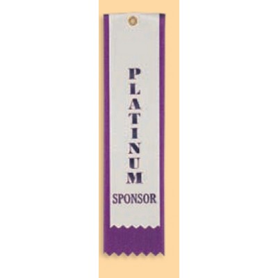 Custom Printed Ribbon w/Eyelet (1-5/8"x 8")