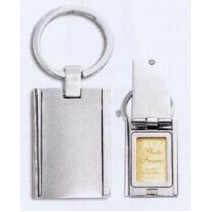Rectangle Flip Open Picture Frame Keychain (Overseas Production)