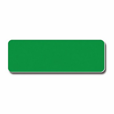 Blank Engravable Plastic Badge (1"x3")