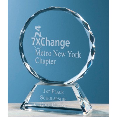 Pendleton Disc Optical Crystal Award