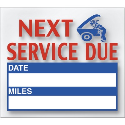 Stock Service Reminder Stickers
