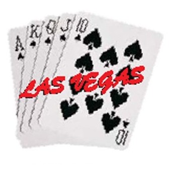 Spades Royal Flush Maxi Magnet (3 Square Inch)