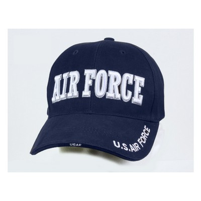Deluxe Low Profile Air Force Insignia Cap