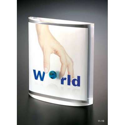Acrylic Hold The World Award