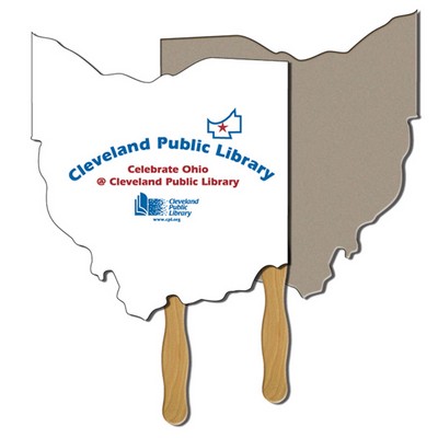 Ohio State Recycled Hand Fan