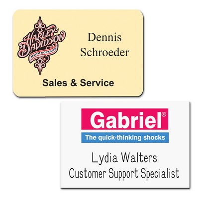 Olympic Name Badge (Up To 9 Sq. Inches)