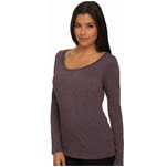 Next Level Ladies' Tri-Blend Long Sleeve Scoop Neck Tee Shirt