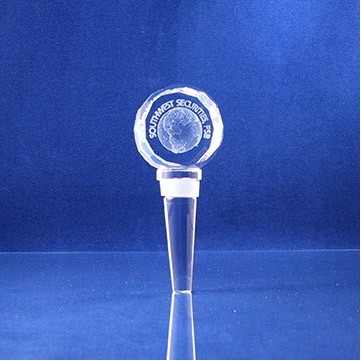 Optical Crystal Beveled Circle Stopper