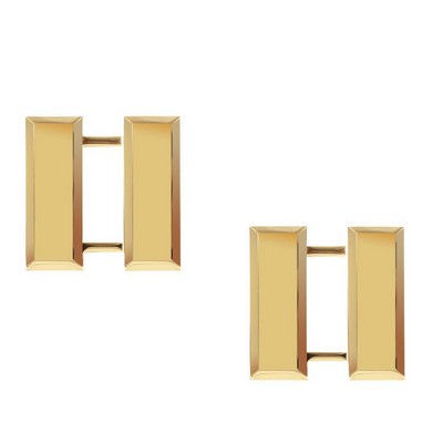 Polished Gold Captain Insignia Pin