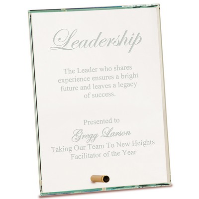 Elegant Rectangle Glass Award