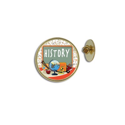 History Lapel Pin (1")