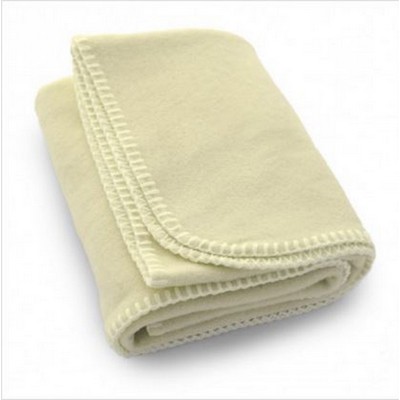 Fleece Baby Blanket - Yellow (30"x40")