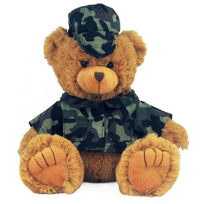 12" Camo Bear Stuffed Animal