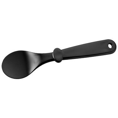 10" Black Frozen Dessert/Gelato Spoon