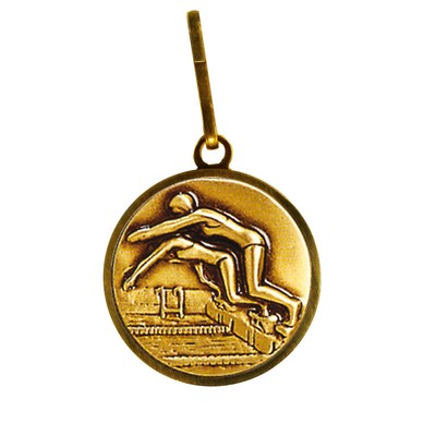 Zipper Pull with 1" Event- Swimming Female