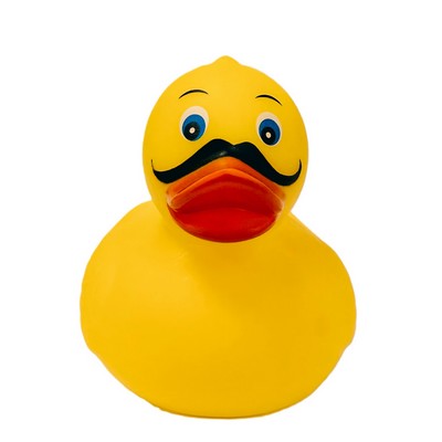 Rubber Moustache Duck
