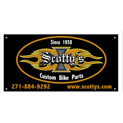 Banner - 13 Oz. Custom Size Standard Vinyl Sign Banner (Up To 50")