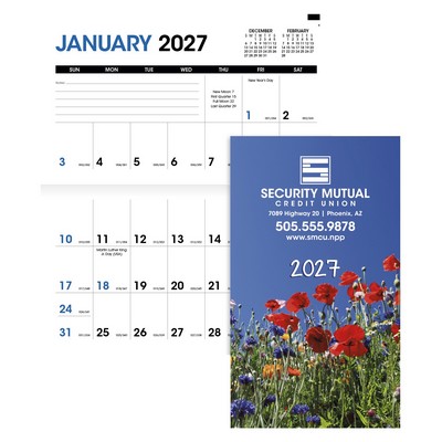 Triumph® Calendars Colorful Impressions Monthly Pocket Planner