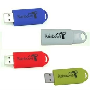 3.0 Speed Clicker USB Drive with Key Chain (64 GB)